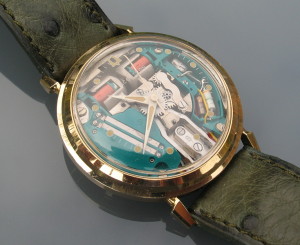 Accutron 214 14K Gold Tiffany Spaceview M3