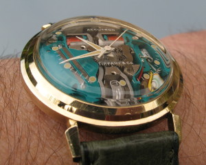 Accutron 214 14K Gold Tiffany Spaceview M3