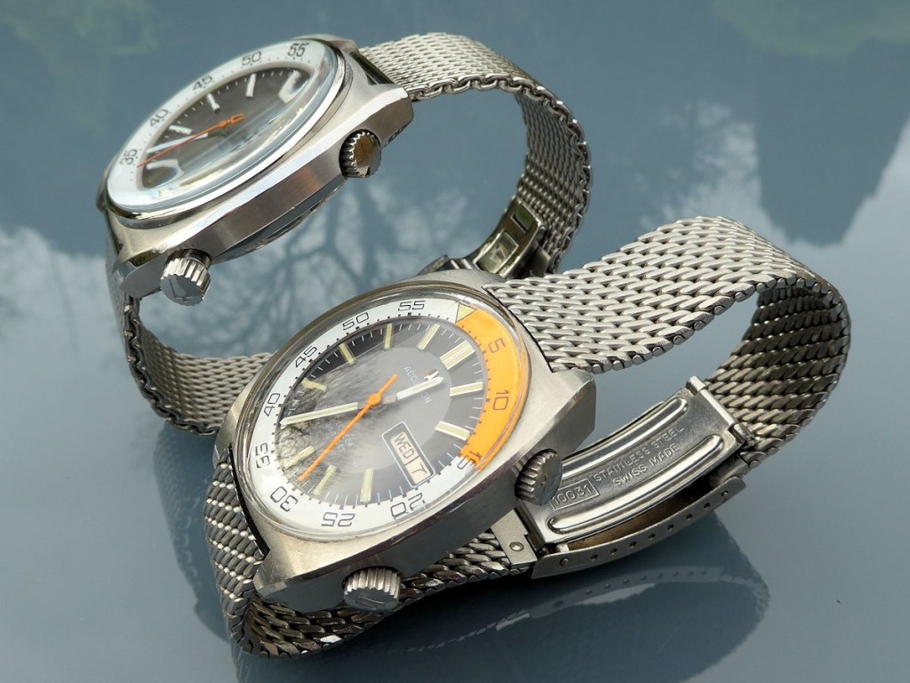 Bulova Accutron Snorkel Deep Sea 96B208 and 2182