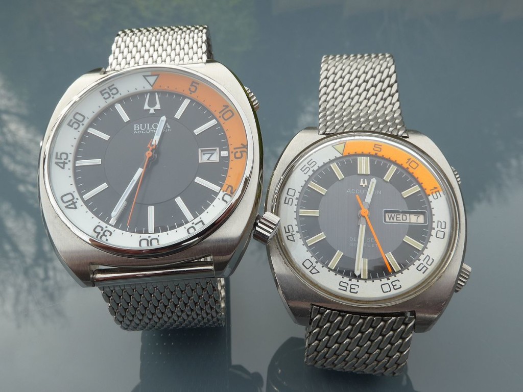 Bulova Accutron Snorkel Deep Sea 96B208 and 2182