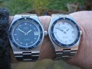 Omega f300 Seamaster 120m Black and Silver Dials (198.0005)